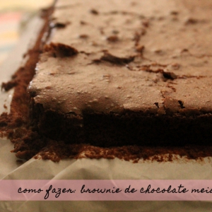 Brownie de Chocolate Meio-Amargo
