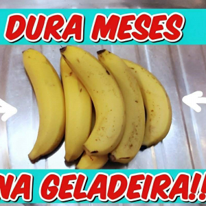Como conservar banana madura por meses na geladeira
