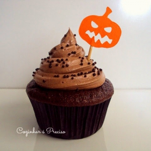 Cupcakes de Chocolate & Coco para o Halloween e um mea culpa