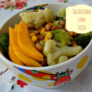 Saladinha com Soja Para o Carnaval Cair Bem!
