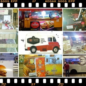 Evento Food Truck (comida de Trailer, comida de rua), terceiro e último dia