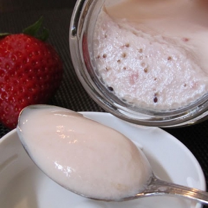Iogurte de Morango e Kiwi