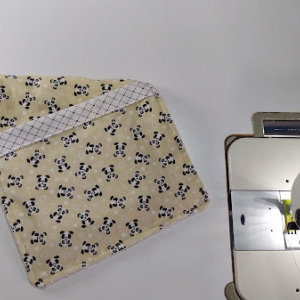 DIY Burp Cloth - Paninho de Ombro - com Bolso - PAP Costura Criativa
