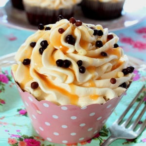 Cupcakes de Chocolate e Butterscotch
