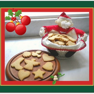 Pasta Frolla - biscoitinhos de Natal