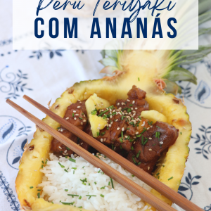 Peru teriyaki com ananás