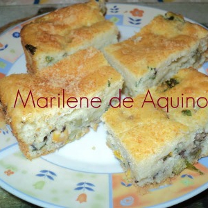 Torta salgada de sardinha (Marilene de Aquino)