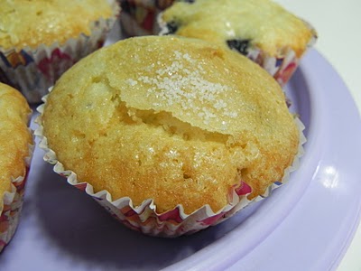 Muffins de Mirtilos.