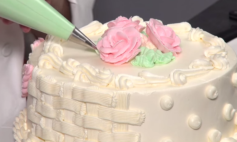 Técnicas de decoração de bolo