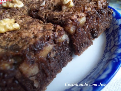Brownie de Chocolate c/Nozes e Castanhas do Pará na Blogagem Coletiva Pecado da Gula