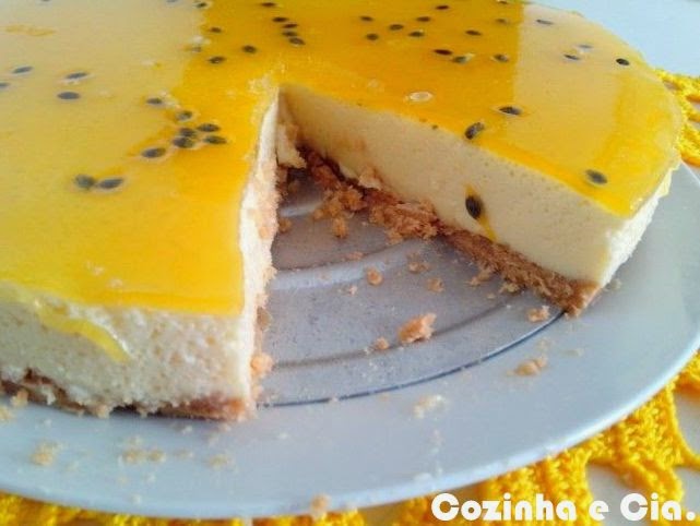 Torta Mousse de Maracujá Delícia!
