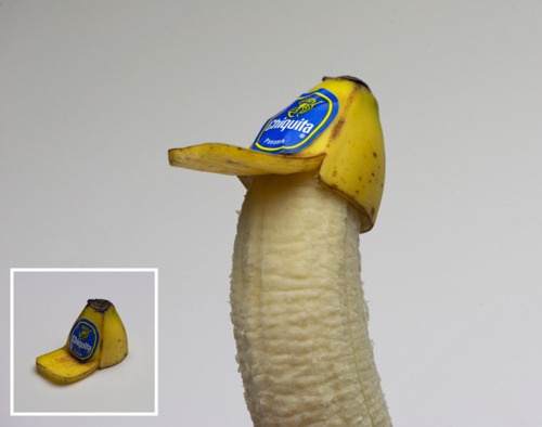 Uma banana com estilo