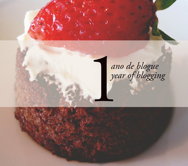 Um ano de blogue/ One year of blogging
