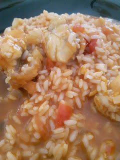 Arroz de tamboril do mar