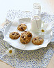 Cookies com gotas de chocolate e amendoim