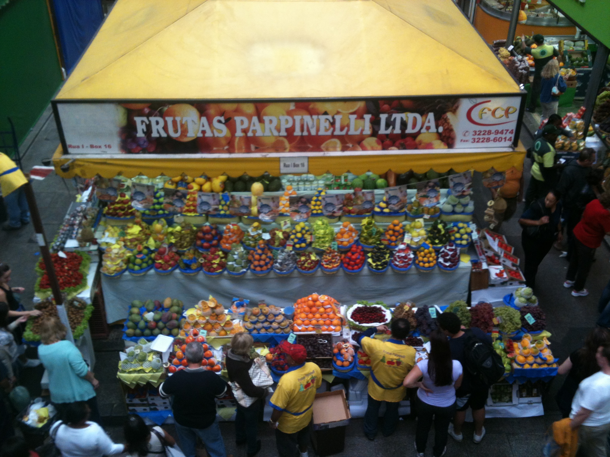 As frutas do Mercado Municipal de São Paulo