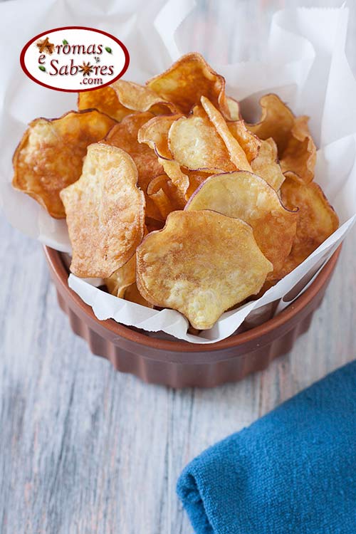 Como fazer chips de batata doce