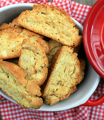 DESAFIO: Biscotti, um biscoito de amêndoas com sotaque italiano