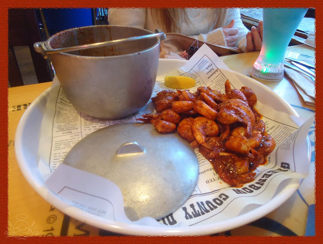 Viagem EUA - 2° dia - Parte 1 - Shrimps, Shrimps, Drinks e mais Shrimps no Bubba Gump