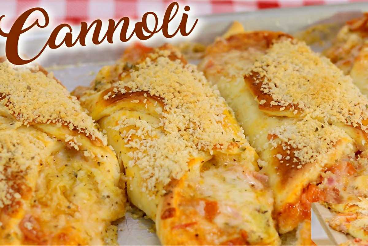 Cannoli uma receita italiana que fica mais gostosa que pizza