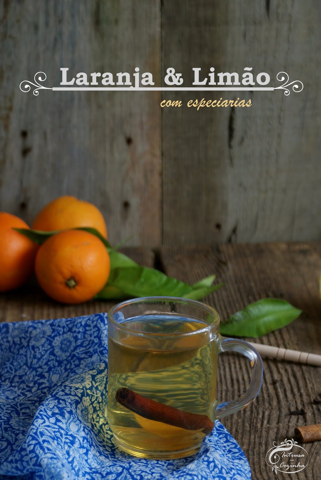 Chá de Laranja & Limão com Especiarias