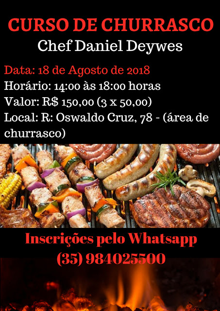 Curso de Churrasco - Chef Daniel Deywes