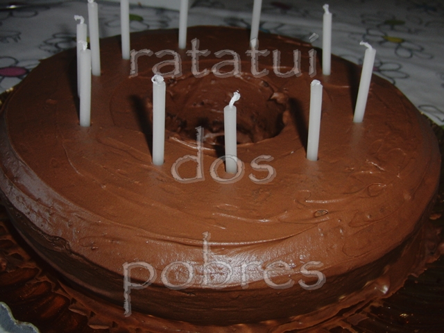 O bolo de aniversário da Inês