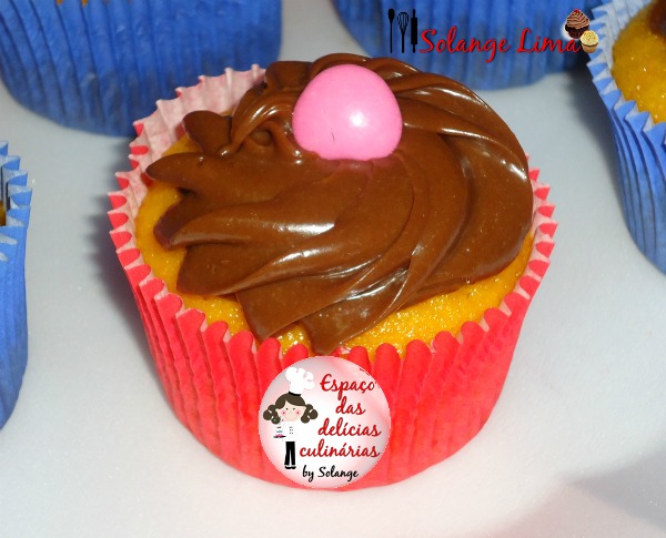 Cupcacke de cenoura e chocolate - Receita enviada por Solange Lima
