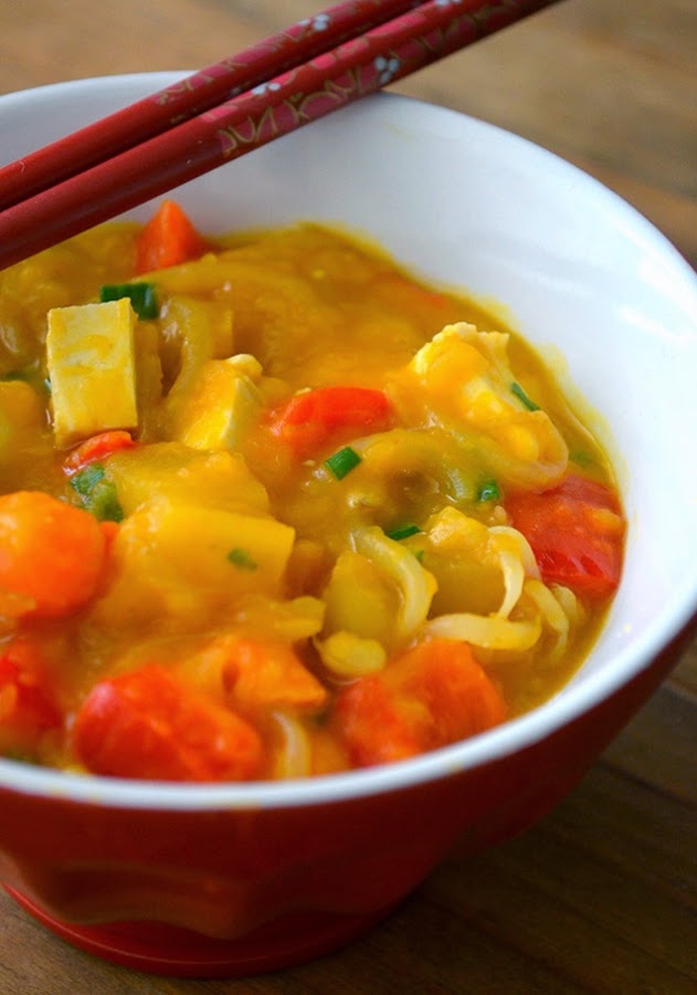 Curry Vermelho (vegana)