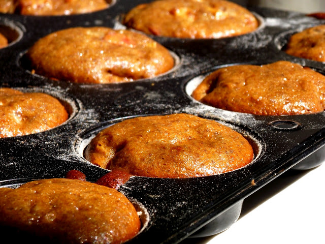 Muffin de linhaça com maçã