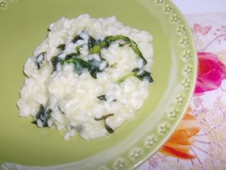 Risotto de licor de poejo