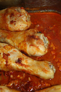Pernas de frango com paprika