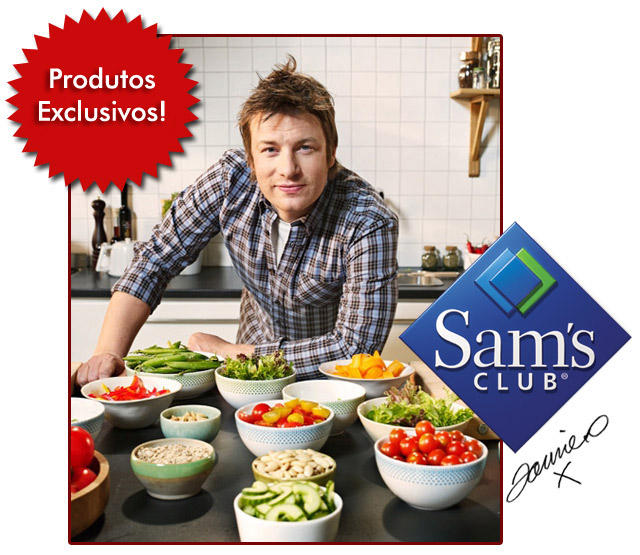 Jamie Oliver no Sam's Club e Sorteio no Blog