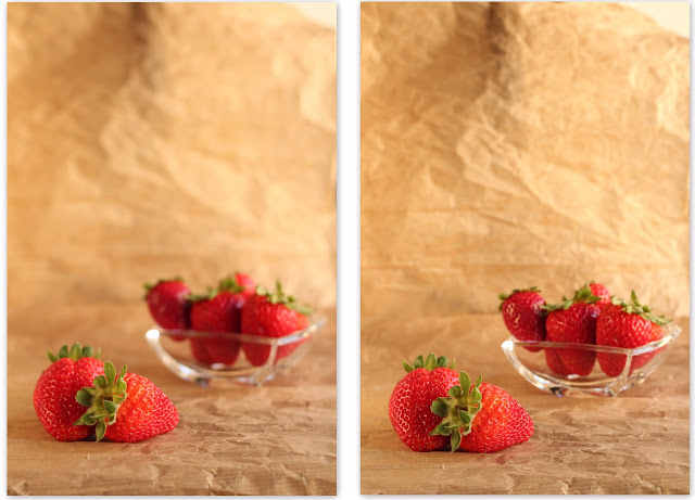Aperture and DOF – foodphotography exercise