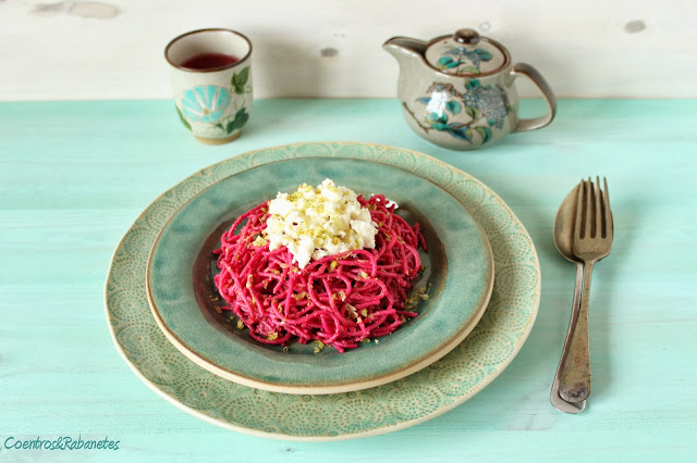 Esparguete cor de rosa | Pink spaghetti