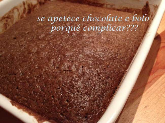 Mix in a Pan Chocolate Cake/ Bolo de Chocolate (Ultra rápido)