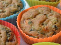 Muffin de Espinafre e Farinha de Arroz (vegana)