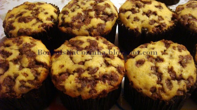 Muffins de Laranja com Chocolate