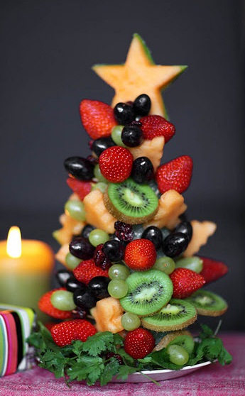 Inspiração de Natal - frutas