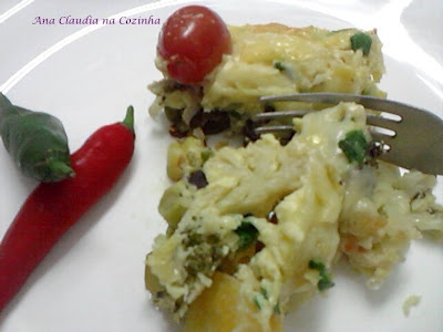 Omelete de Forno com Legumes