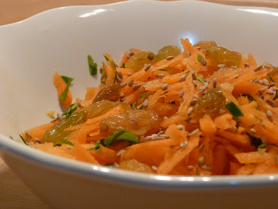 Salada de Cenoura e Sultanas