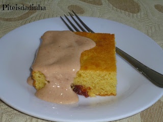 BOLO DE LARANJA COM GOIABADA DA ÍS