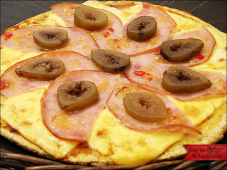 Pizza de Lombinho e Figos com Geleia de Pimenta