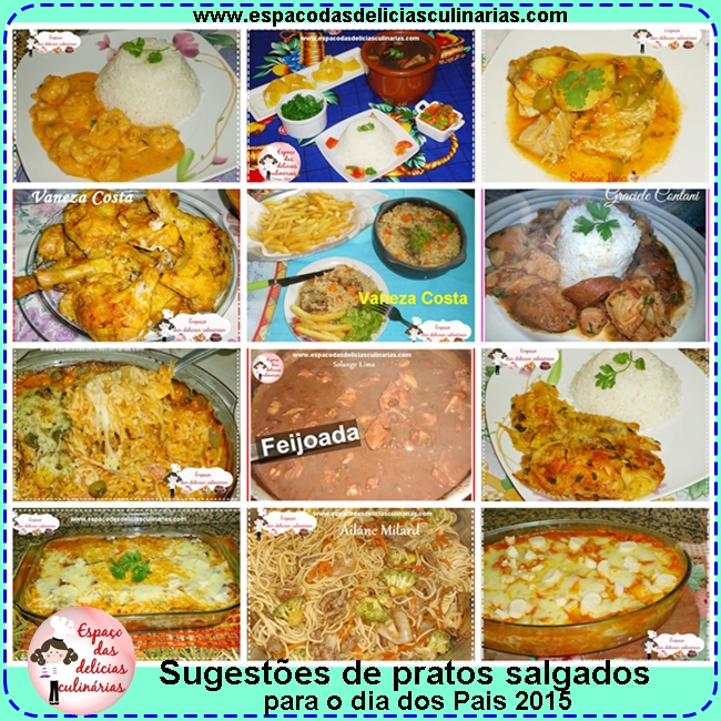Sugestões de pratos salgados para o dia dos Pais 2015