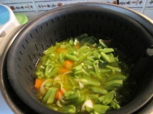 Sopa de feijão verde