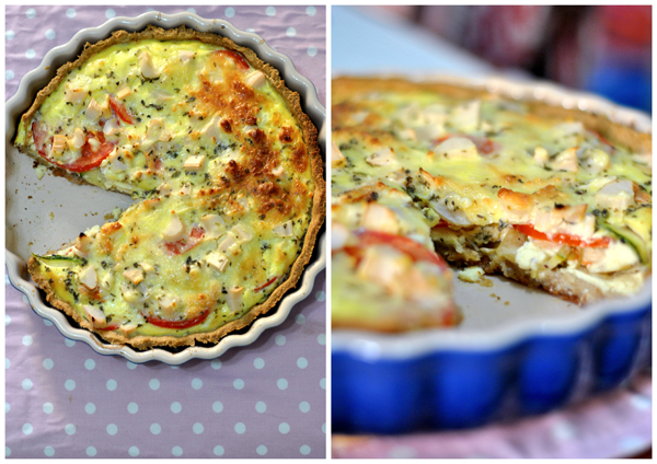 Quiche integral de Legumes no Noiva na Cozinha