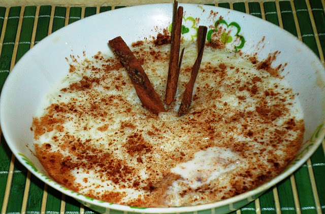 Arroz-doce cremoso com coco