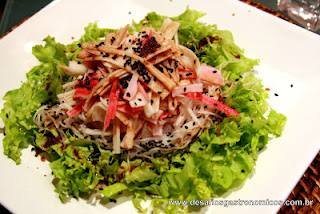 DESAFIO: Preparar uma Salada de Kani e Bifum, light e totalmente gourmet!