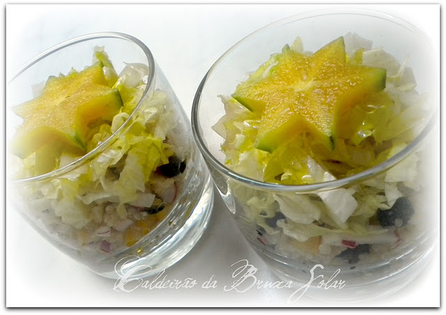 Salada nutritiva com quinoa ~ e começa o 