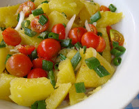 Salada de Abobrinha com Tomate-Cereja (vegana)